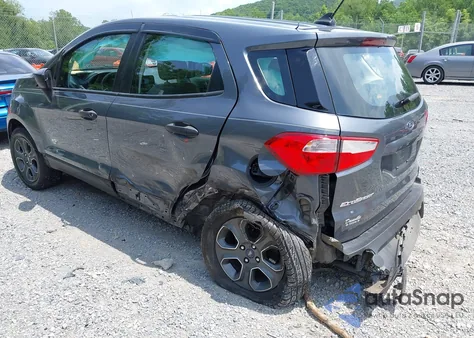2020 Ford Ecosport S from USA, damaged, VIN MAJ3S2FE6LC370996